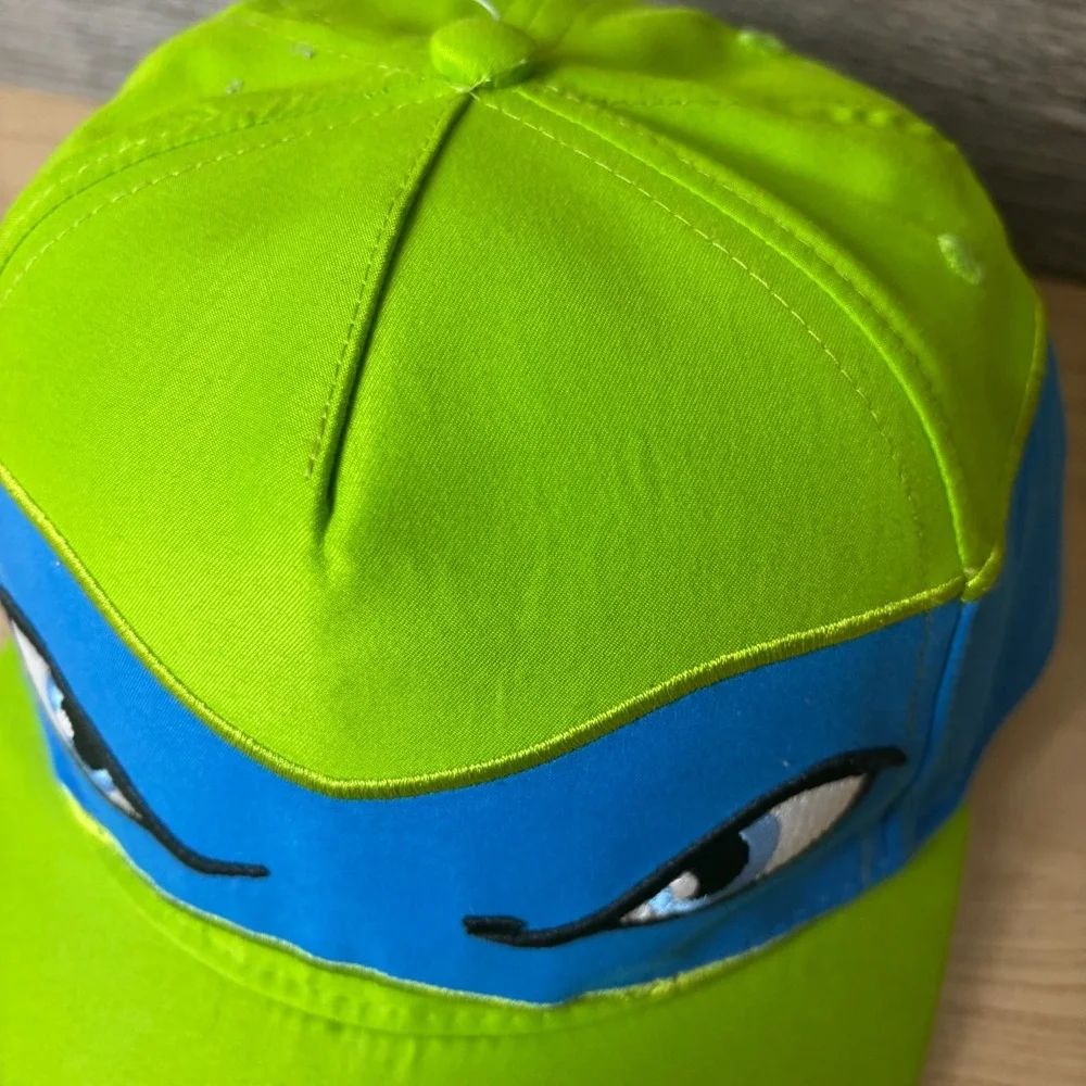 Teenage Muntant Ninja Turtles Hat Cap Snap Back Green Adjustable